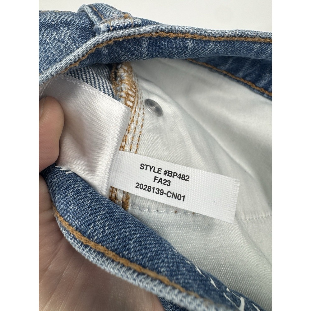 J. Crew Wide Leg High Rise Trouser Jean Women 28 Medium Blue Wash Preppy Boho - Picture 5 of 8